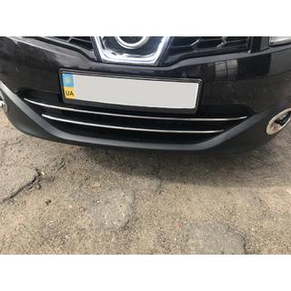 Alasäleikön listat (2 kpl, ruostumaton teräs) Nissan Qashqai 2010–2014 kuva 4
