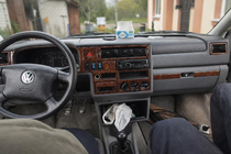 Volkswagen T4 Caravelle/Multivan 1990–2003 Kojelaudan suojapaneelit (1999-2003) Titaani kuva 2
