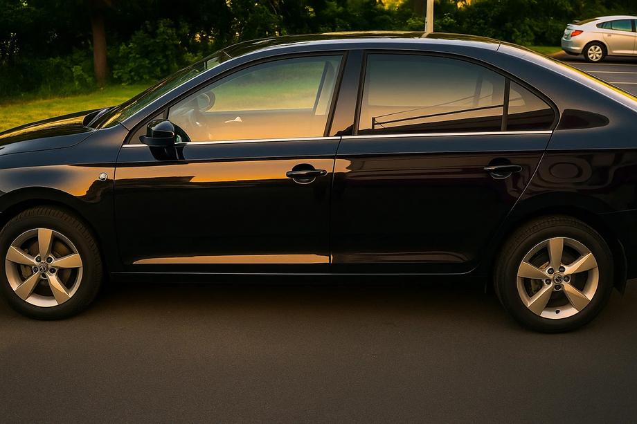 Skoda Rapid 2012–2019 Ikkunankehyslistat (4 kpl, ruostumaton teräs) Image