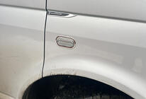 Volkswagen T5 Multivan 2003–2010 Kromiset vilkunpeitteet (2 kpl, ruostumaton teräs) kuva 3