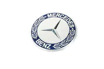 Mercedes ML W163 1997–2005 Mercedes-konepeltiembleemi (itseliimautuva) Itseliimautuva tarra kuva 1