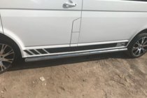 Volkswagen T5 2010–2015 Sivusuojaputket (2 kpl, ruostumaton teräs) kuva 4