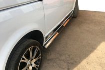 Volkswagen T5 Caravelle 2004–2010 Sivusuojaputket (2 kpl, ruostumaton teräs) 60 mm, pitkä akseliväli kuva 11