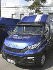 Iveco Daily 2014– Tuulilasin aurinkolippa V1 (musta kiiltävä, 5 mm) kuva 5