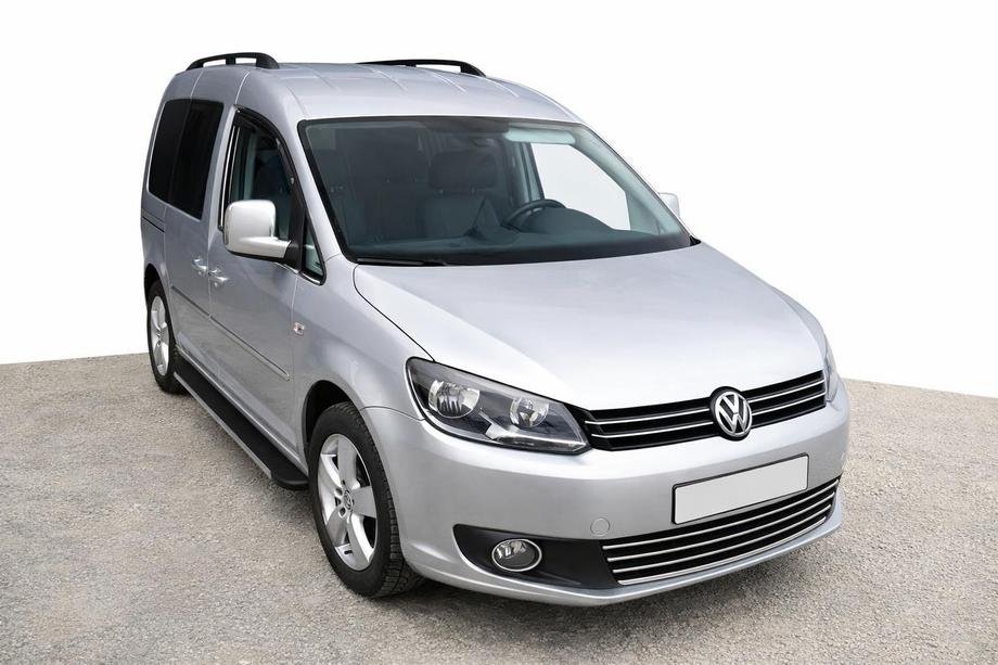Volkswagen Caddy 2015–2020 Kromiset peilinkuoret Variantti 1 (2 kpl) Kiillotettu ruostumaton teräs Image