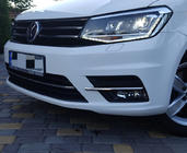 Volkswagen Caddy 2015–2020 Puskurin suojalistat (3 kpl, ruostumaton teräs) kuva 2