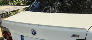 BMW 5-sarja E39 1996–2003 M-teksti 80 x 30 mm (ruostumaton teräs) kuva 3