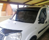 Fiat Doblo I 2005–2010 Tuulilasin visiiri (kiiltomusta, 5 mm) kuva 6