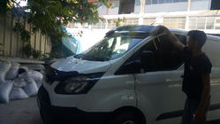 Ford Custom 2013–2022 Tuulilasin aurinkolippa (kannakkeilla) kuva 4