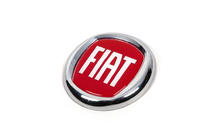 Fiat Embleemi (punainen V1, tarrakiinnitteinen) 85 mm kuva 2