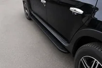 Dacia Duster 2008–2018 Tayga V1 Black sivuastinlaudat (2 kpl, alumiini) kuva 1