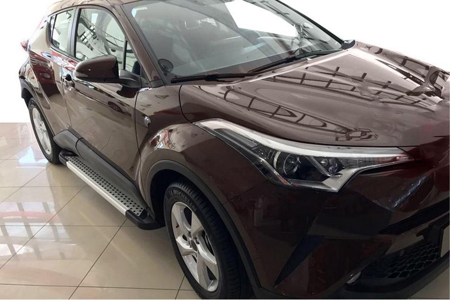 Toyota C-HR 2016–2023 Sivukynnykset Allmond Grey (2 kpl, alumiini) Image