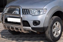 Mitsubishi Pajero Sport 2008–2015 Etusuojakaari QT007 (ruostumaton teräs) kuva 3