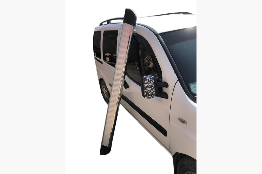 Peugeot Partner Tepee 2008–2018 Omsa Chrome sivuastinlaudat (2 kpl, alumiini) Image