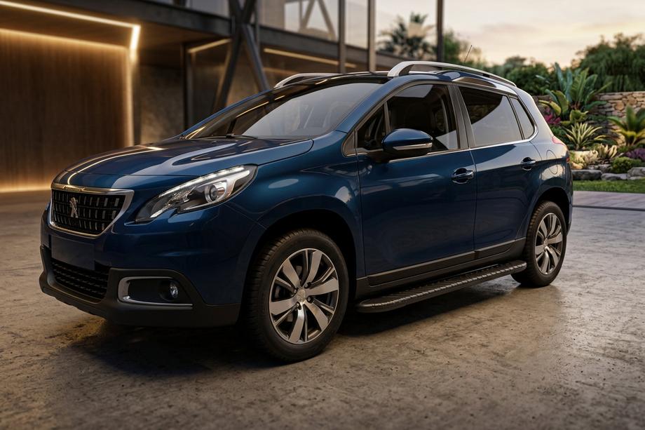 Peugeot 3008 2008–2016 Bosphorus Black sivuastinlaudat (2 kpl, alumiini) Image