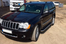 Jeep Grand Cherokee WK 2004–2010 Maydos V2 sivuportaat (2 kpl, ruostumaton teräs) kuva 2