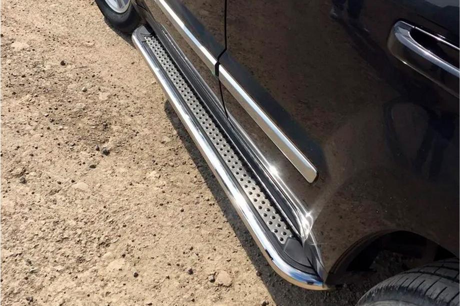 Jeep Grand Cherokee WK 2004–2010 Maydos V2 sivuportaat (2 kpl, ruostumaton teräs) Image