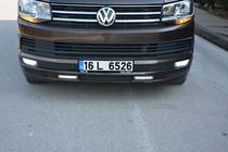 Volkswagen T6 2015–2024 Etupuskurin lips spoiler Sport 2-LED 2015-2018 (maalattava) kuva 10