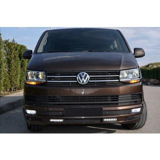 Etupuskurin lips spoiler Sport 2-LED 2015-2018 (maalattava) Volkswagen T6 2015–2024 kuva 2