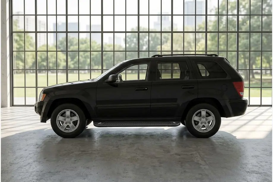 Jeep Grand Cherokee WK 2004–2010 Allmond Black sivuaskelmat (2 kpl, alumiini) Image