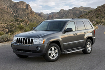 Jeep Grand Cherokee WK 2004–2010 Sivukynnykset RedLine V1 (2 kpl, alumiini) kuva 1