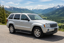 Jeep Grand Cherokee WK 2004–2010 Bosphorus Black sivuastinlaudat (2 kpl, alumiini) kuva 1