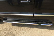 Jeep Grand Cherokee WK2 2010–2021 Maydos V2 sivuportaat (2 kpl, ruostumaton teräs) kuva 1