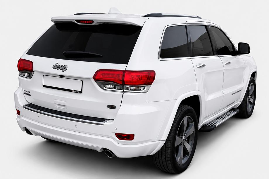 Jeep Grand Cherokee WK2 2010–2021 Allmond Grey -sivuporrassarja (2 kpl, alumiini) Image