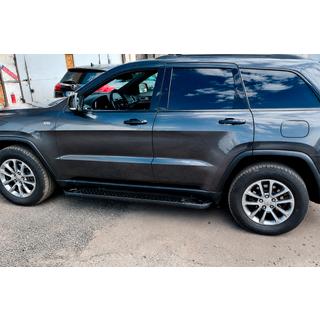 Allmond Black sivuaskelmat (2 kpl, alumiini) Jeep Grand Cherokee WK2 2010–2021 kuva 3