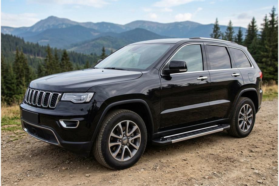 Jeep Grand Cherokee WK2 2010–2021 Sivukynnykset RedLine V1 (2 kpl, alumiini) Image