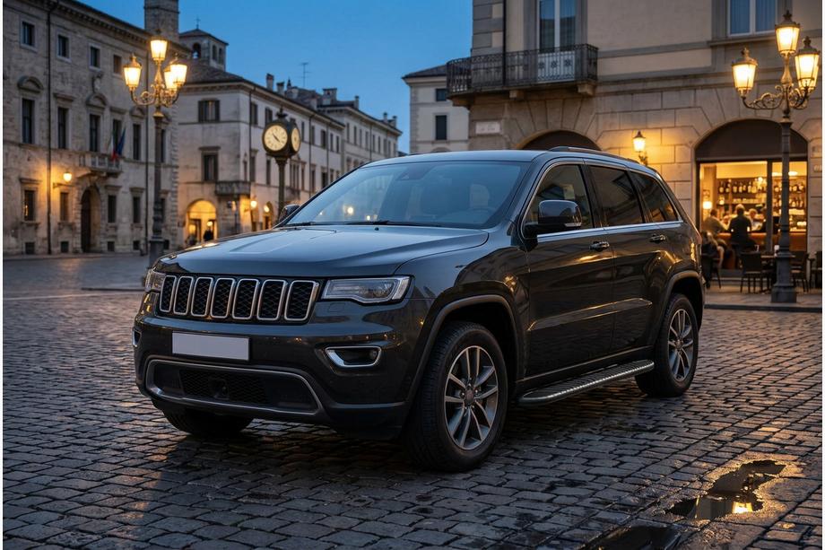 Jeep Grand Cherokee WK2 2010–2021 Bosphorus Black sivuastinlaudat (2 kpl, alumiini) Image