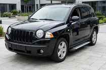 Jeep Compass 2006–2016 Line-sivuporrassarja (2 kpl, alumiini) kuva 1
