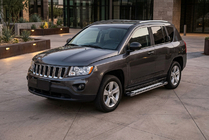 Jeep Compass 2006–2016 Rainbow sivuporrassarja (2 kpl, alumiini) kuva 1