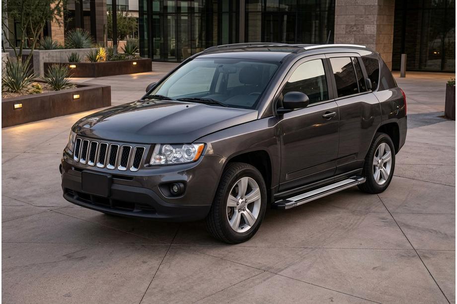 Jeep Compass 2006–2016 Rainbow sivuporrassarja (2 kpl, alumiini) Image