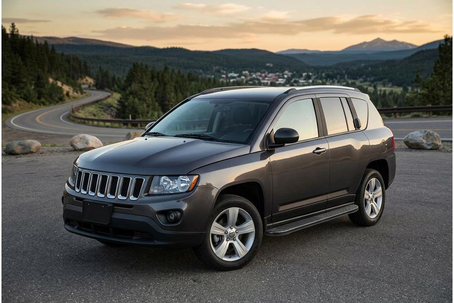 Jeep Compass 2006–2016 Bosphorus Black sivuastinlaudat (2 kpl, alumiini) Image