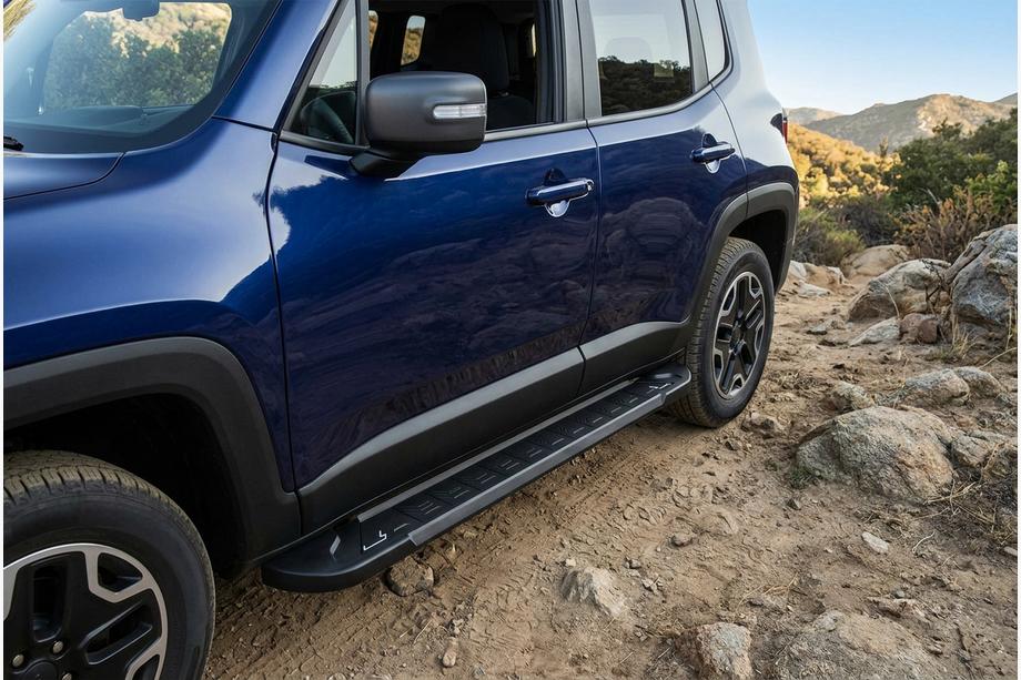 Jeep Renegade 2014– RedLine Black sivuporrastangot (2 kpl, alumiini) Image