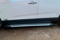 Kia Sorento II XM 2009–2014 Allmond Grey sivuportaat (2 kpl, alumiini) 2010–2013 kuva 4