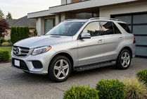 Mercedes GLE/ML class W166 2011–2018 Allmond Black sivuaskelmat (2 kpl, alumiini) kuva 1