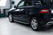 Mercedes GLE/ML class W166 2011–2018 Tayga Grey -sivuaskelmat (2 kpl, alumiini) kuva 1