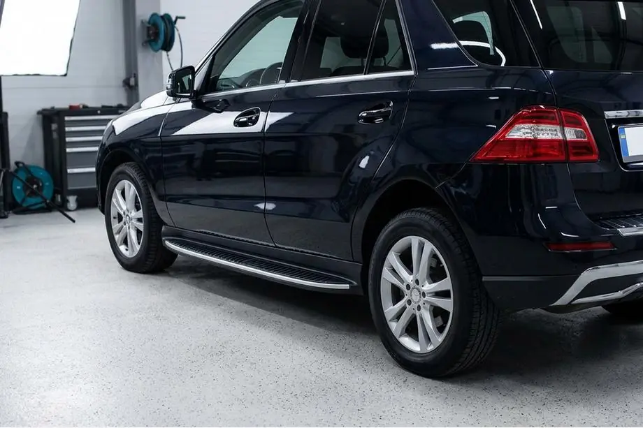 Mercedes GLE/ML class W166 2011–2018 Tayga Grey -sivuaskelmat (2 kpl, alumiini) Image