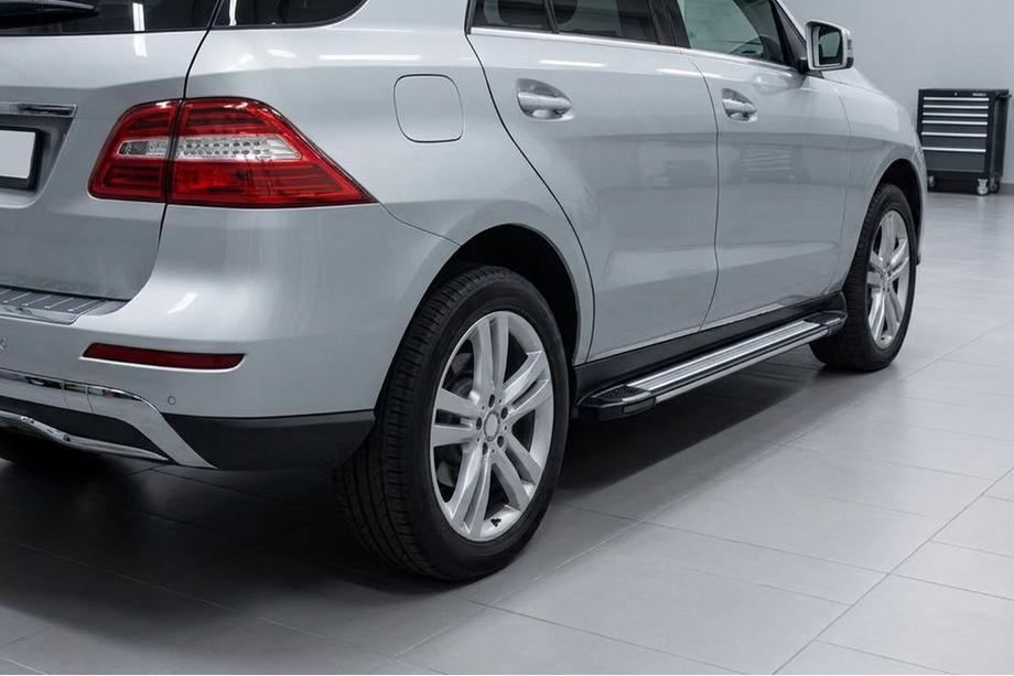 Mercedes GLE/ML class W166 2011–2018 Rainbow sivuporrassarja (2 kpl, alumiini) Image
