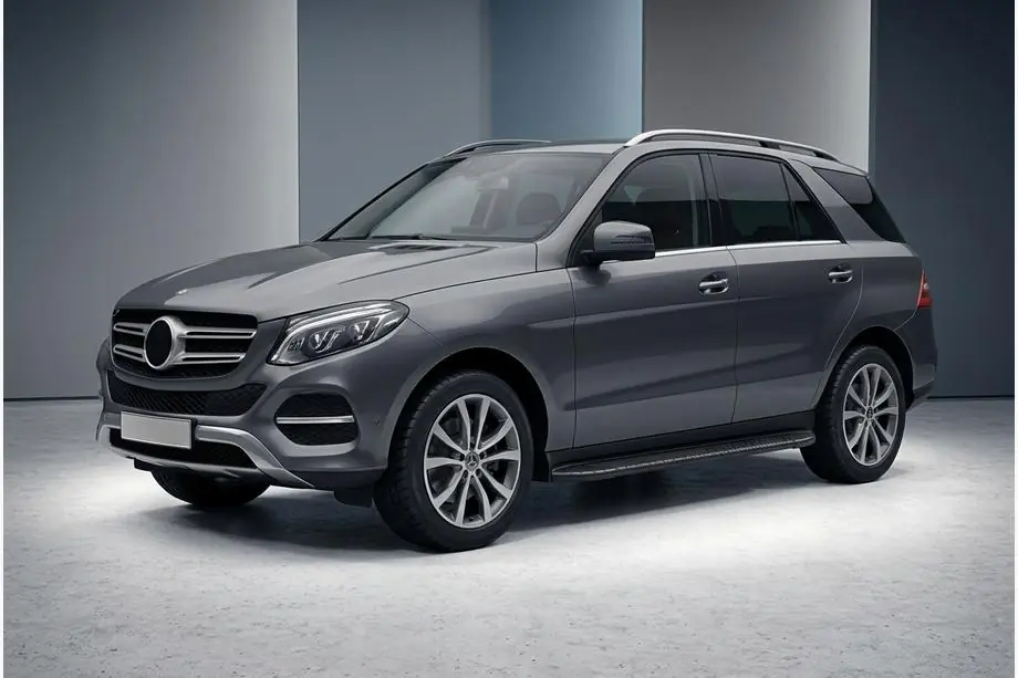 Mercedes GLE/ML class W166 2011–2018 Bosphorus Black sivuastinlaudat (2 kpl, alumiini) Image