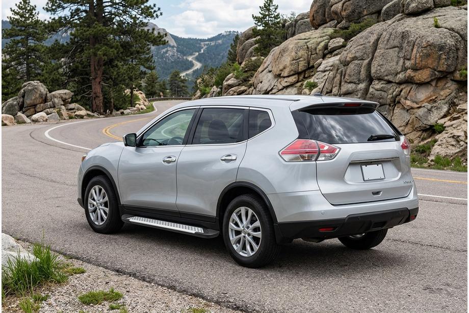 Nissan X-trail T32/Rogue 2014–2021 Allmond Grey -sivuporrassarja (2 kpl, alumiini) Image