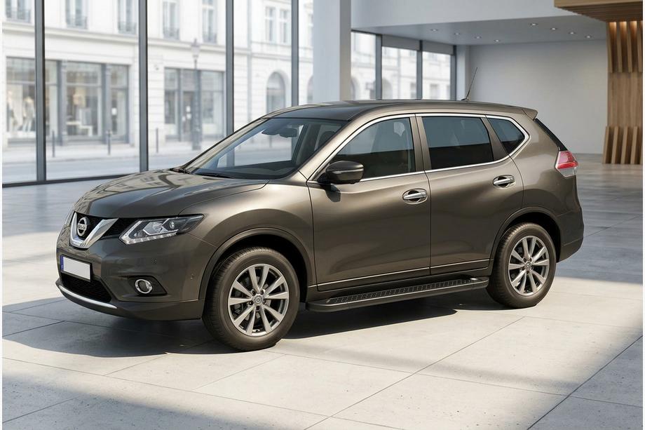 Nissan X-trail T32/Rogue 2014–2021 Allmond Black sivuaskelmat (2 kpl, alumiini) Image