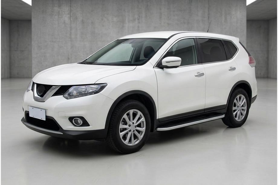 Nissan X-trail T32/Rogue 2014–2021 Tayga Grey -sivuaskelmat (2 kpl, alumiini) Image