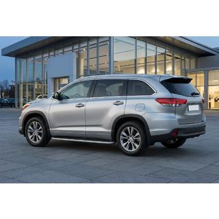Tayga Grey -sivuaskelmat (2 kpl, alumiini) Toyota Highlander 2013–2019 kuva 1