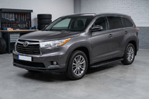 Toyota Highlander 2013–2019 Bosphorus Black sivuastinlaudat (2 kpl, alumiini) kuva 1