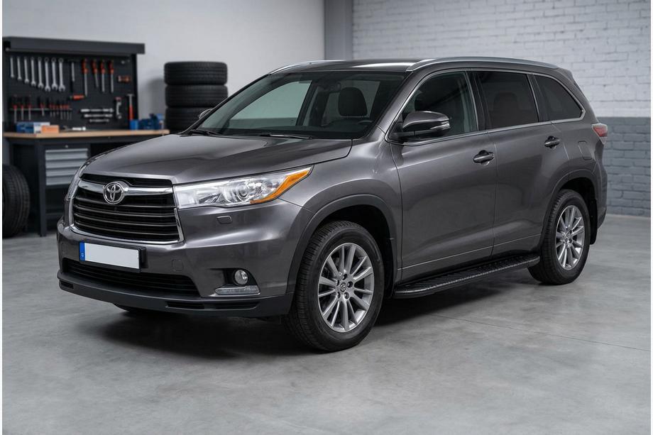 Toyota Highlander 2013–2019 Bosphorus Black sivuastinlaudat (2 kpl, alumiini) Image