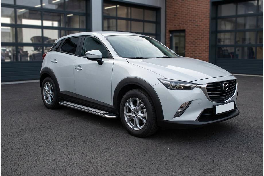 Mazda CX-3 2015– Maydos V2 sivuportaat (2 kpl, ruostumaton teräs) Kuva 1