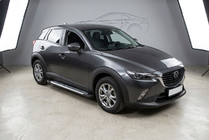 Mazda CX-3 2015– Line-sivuporrassarja (2 kpl, alumiini) kuva 1